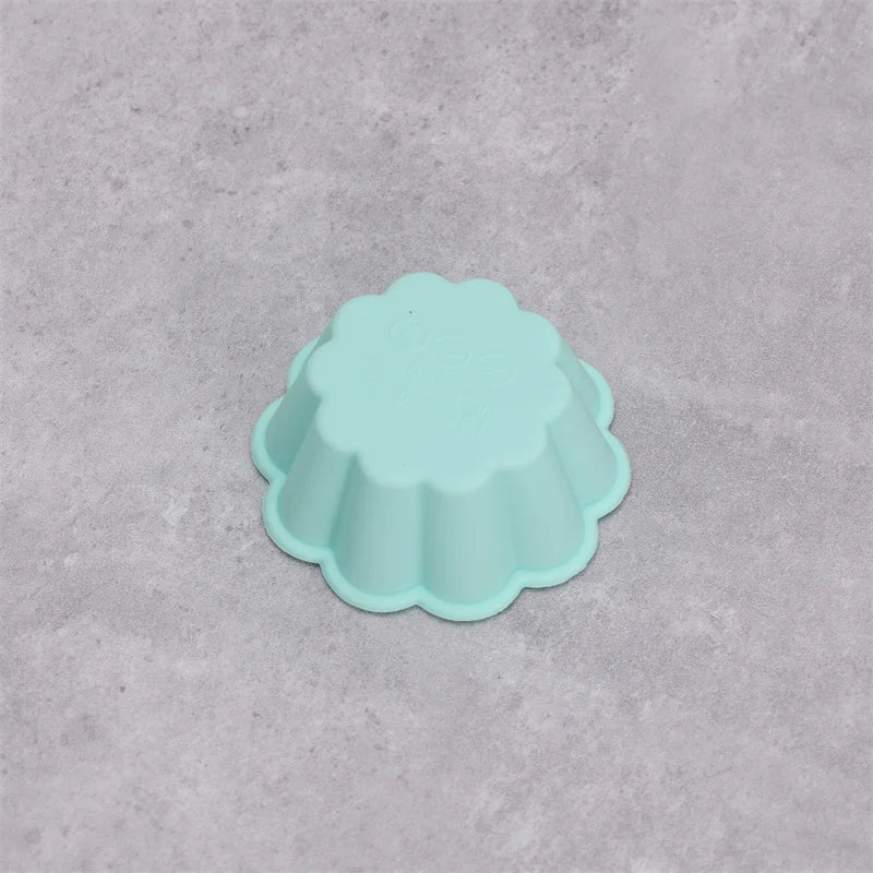 Moules à Muffins Pétale en Silicone