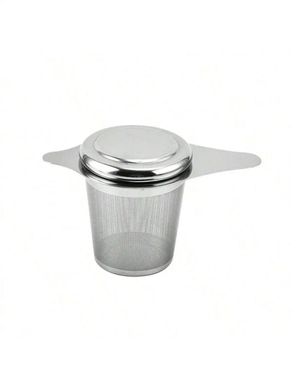 Infuseur à Thé – Acier Inoxydable à Mailles Fines avec Poignées et Couvercle