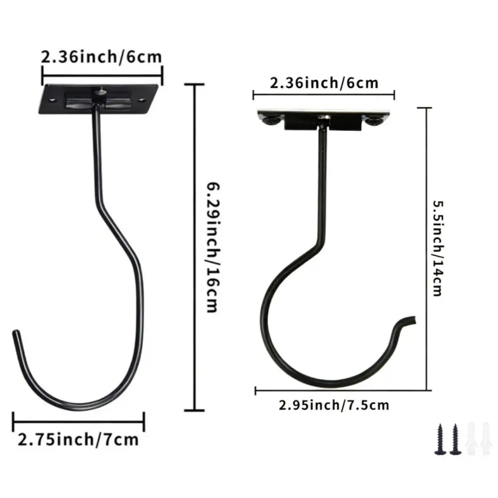 Crochet Métallique Pliable Auto-Adhésif pour Bananes & Raisins