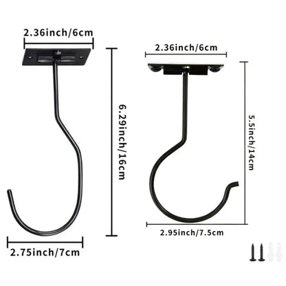 Crochet Métallique Pliable Auto-Adhésif pour Bananes & Raisins