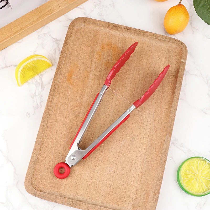 Pince de Cuisine BBQ Multifonction en Acier et Silicone - Boutique Cuisine AZ