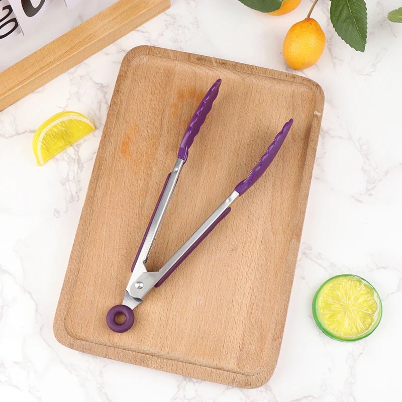 Pince de Cuisine BBQ Multifonction en Acier et Silicone - Boutique Cuisine AZ