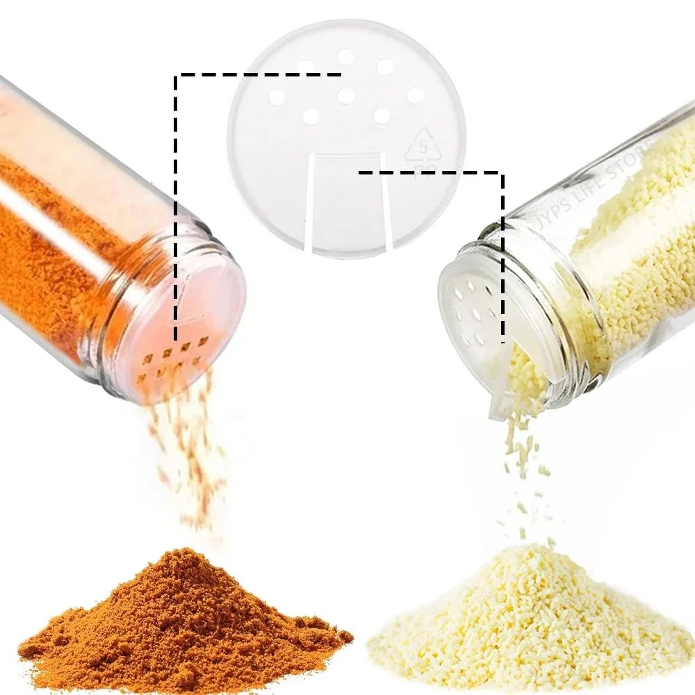 Ensemble de pots à épices en verre