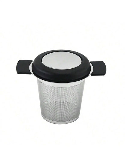 Infuseur à Thé – Acier Inoxydable à Mailles Fines avec Poignées et Couvercle