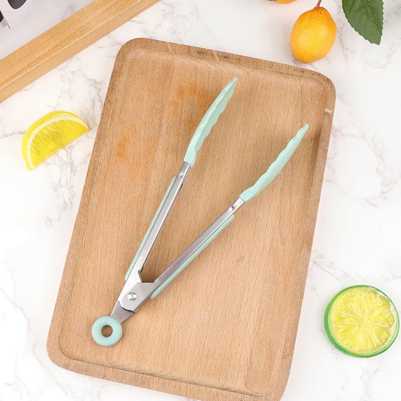 Pince de Cuisine BBQ Multifonction en Acier et Silicone - Boutique Cuisine AZ