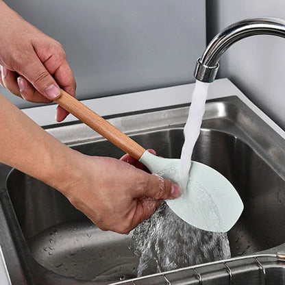 Set d’Ustensiles de Cuisine  Vert Sauge