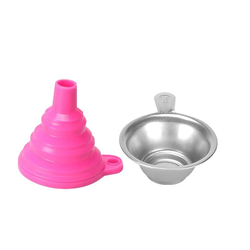 Entonnoir Pliable en Silicone et Acier