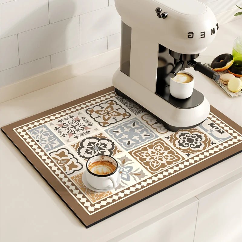 Tapis Barista Antidérapant  Style Vintage