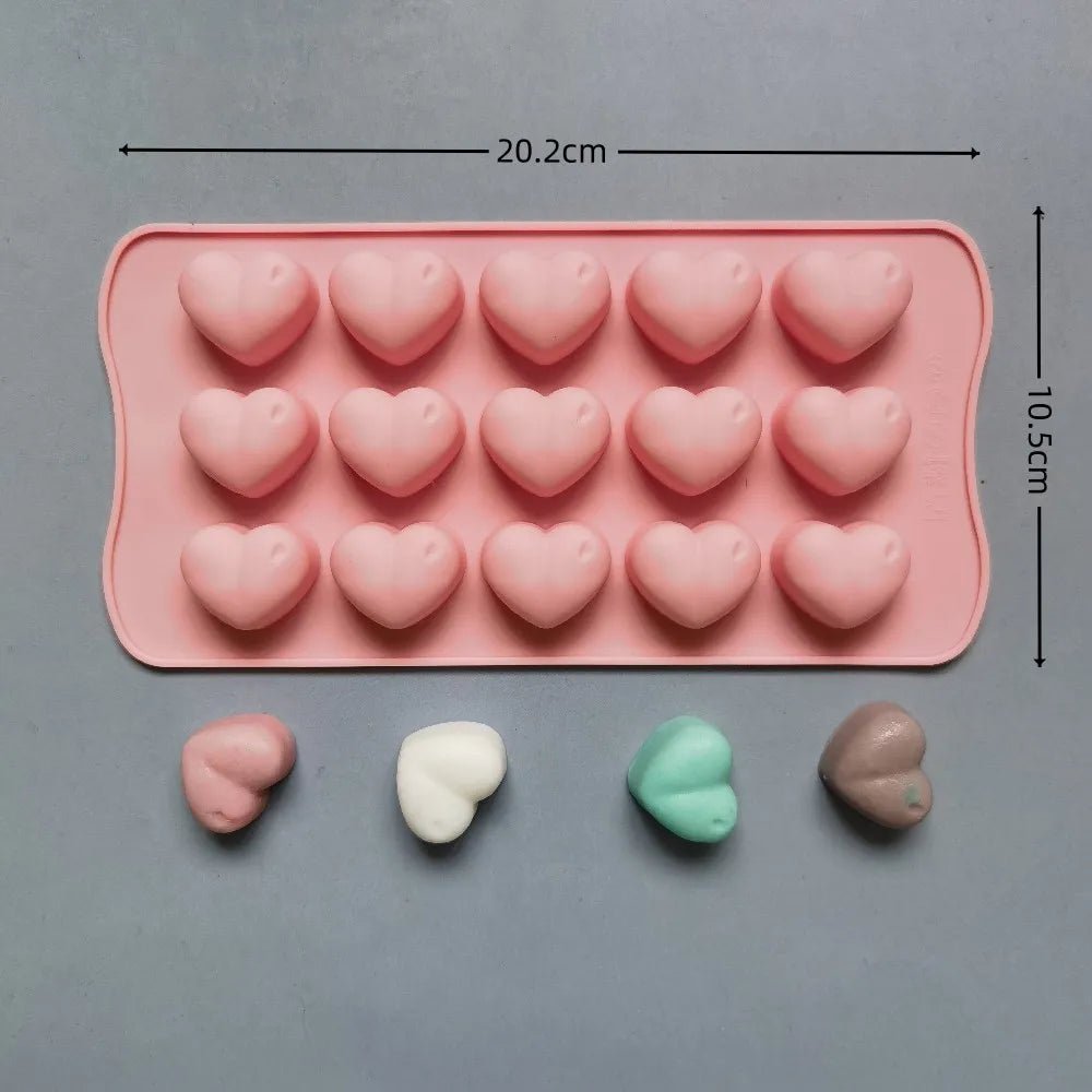 Moules Cœurs en Silicone pour Pâtisserie