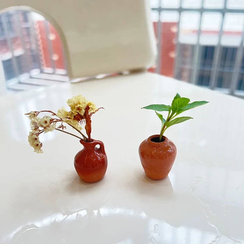 Mini vases magnétiques décoratifs – Fleurs & charme naturel pour réfrigérateur