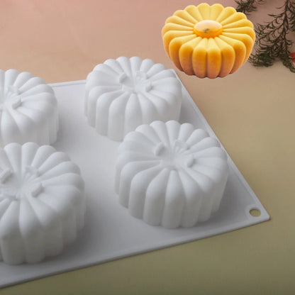 Moule en silicone nuage citrouille et marguerite