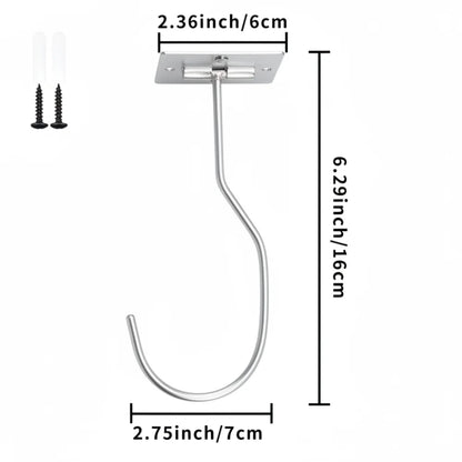 Crochet Métallique Pliable Auto-Adhésif pour Bananes & Raisins
