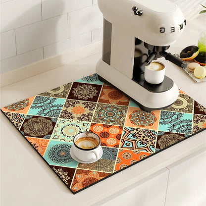 Tapis Barista Antidérapant  Style Vintage