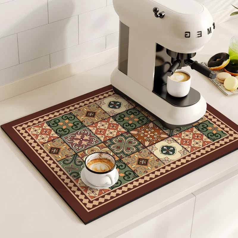 Tapis Barista Antidérapant  Style Vintage