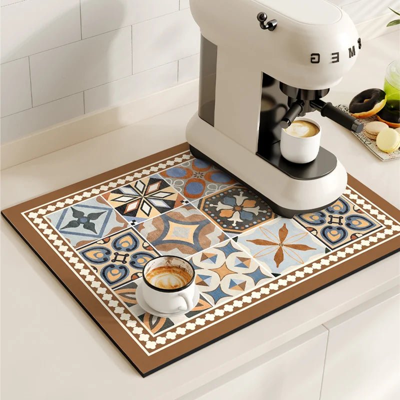 Tapis Barista Antidérapant  Style Vintage