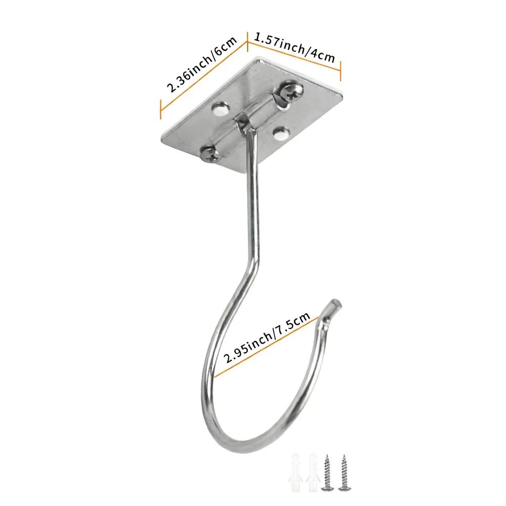 Crochet Métallique Pliable Auto-Adhésif pour Bananes & Raisins