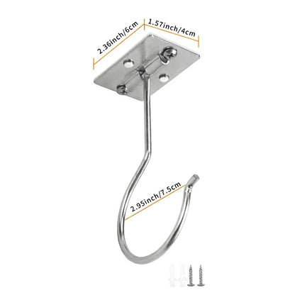 Crochet Métallique Pliable Auto-Adhésif pour Bananes & Raisins