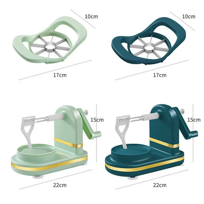 Éplucheur Manuel Multifonction pour Pommes et Fruits – Lames Inox