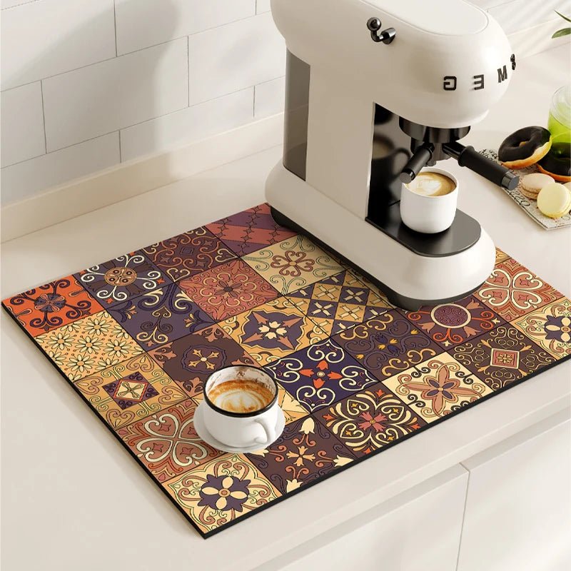 Tapis Barista Antidérapant  Style Vintage