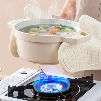 Gants de cuisine en silicone anti-chaleur