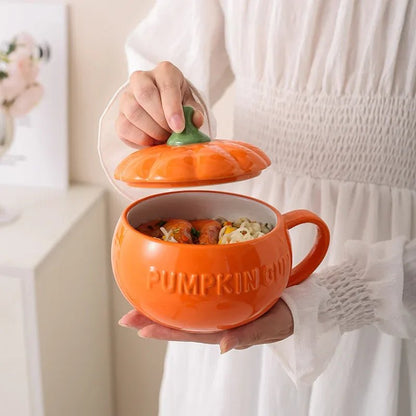 Mug Citrouille en ceramique pour Halloween