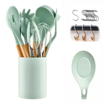 Set d’Ustensiles de Cuisine  Vert Sauge