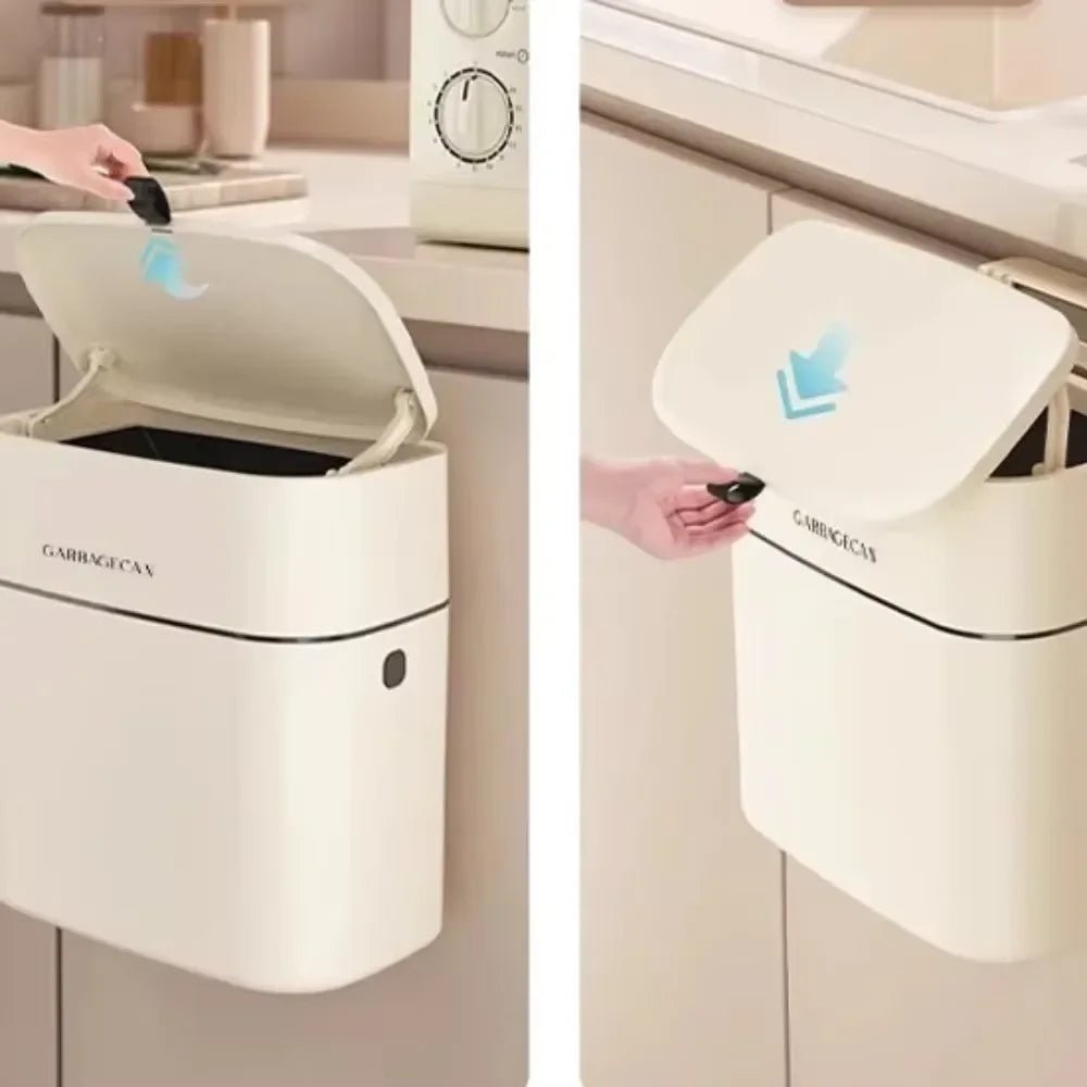 Poubelle Suspendue Compacte Carré