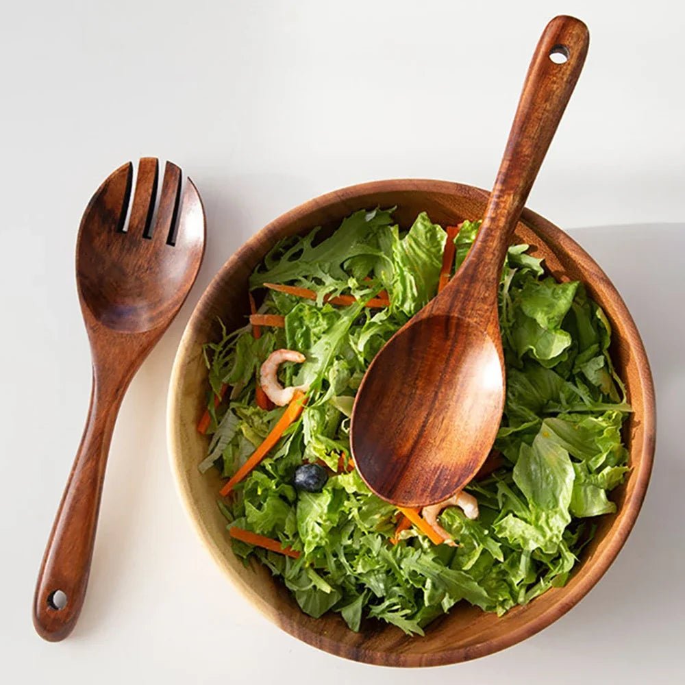 Set de 2 couverts à salade en bois