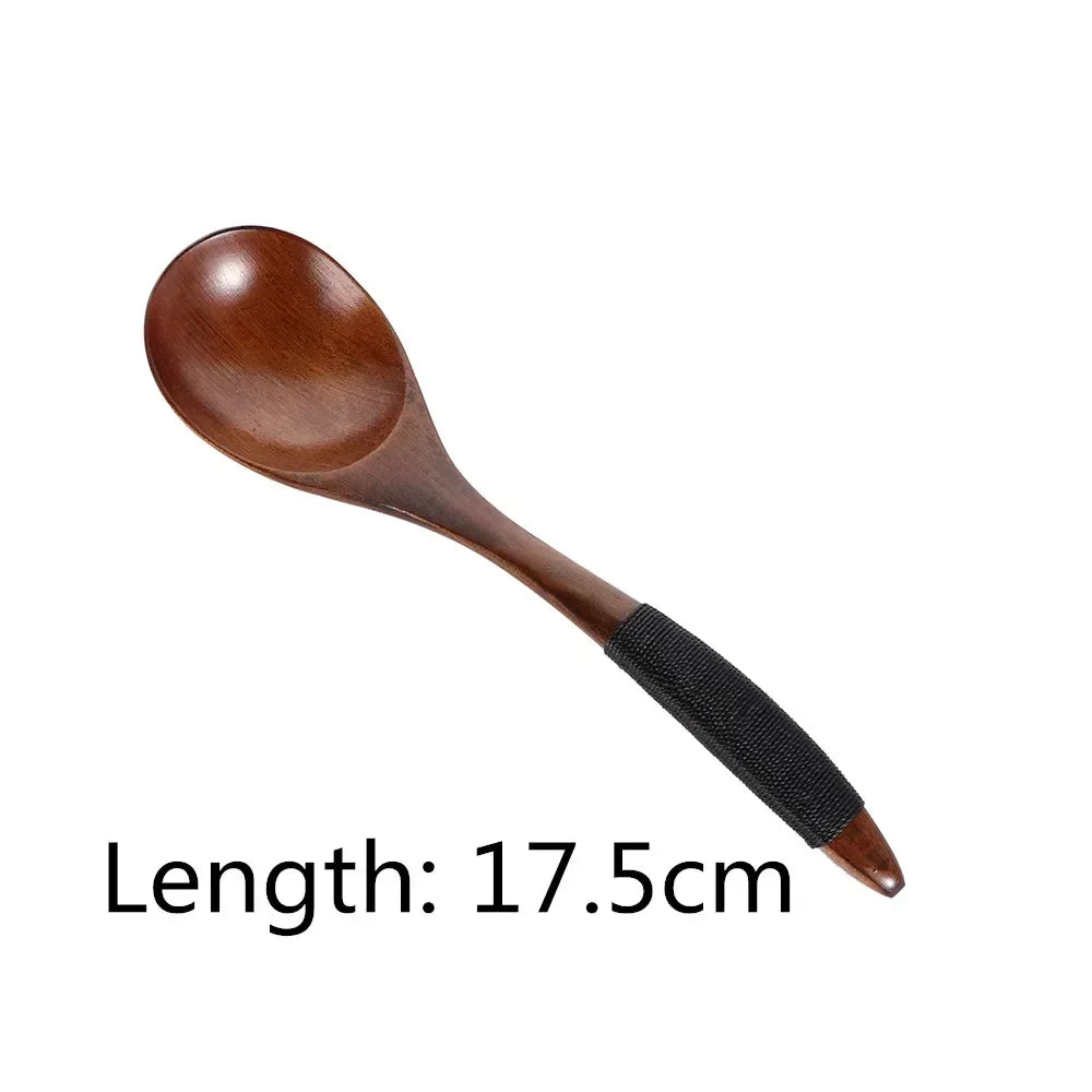 Set Couverts Bois Naturel – Fourchette & Cuillère Artisanales