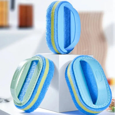 Brosse-Éponge Multifonction Compacte – Nettoyage Cuisine