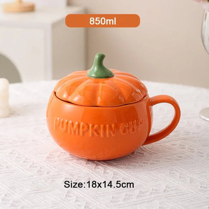 Mug Citrouille en ceramique pour Halloween