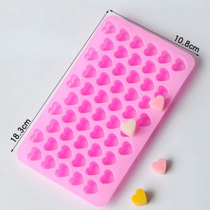 Moules Cœurs en Silicone pour Pâtisserie