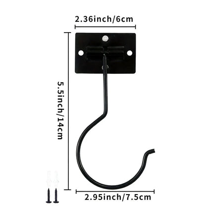 Crochet Métallique Pliable Auto-Adhésif pour Bananes & Raisins