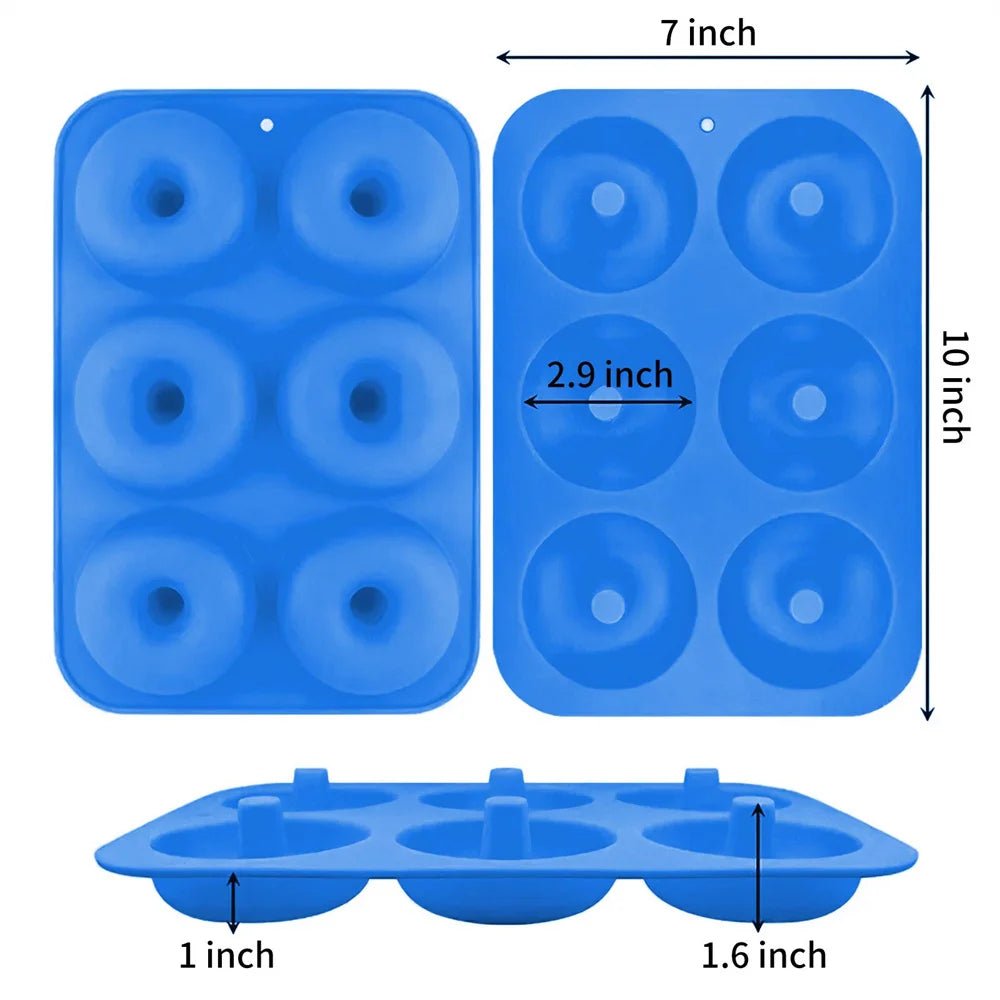 Moule à Donuts en Silicone Antiadhésif