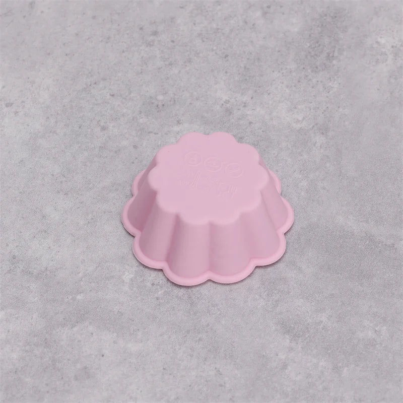 Moules à Muffins Pétale en Silicone