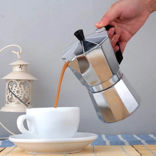 Cafetière Moka Rétro Octogonale