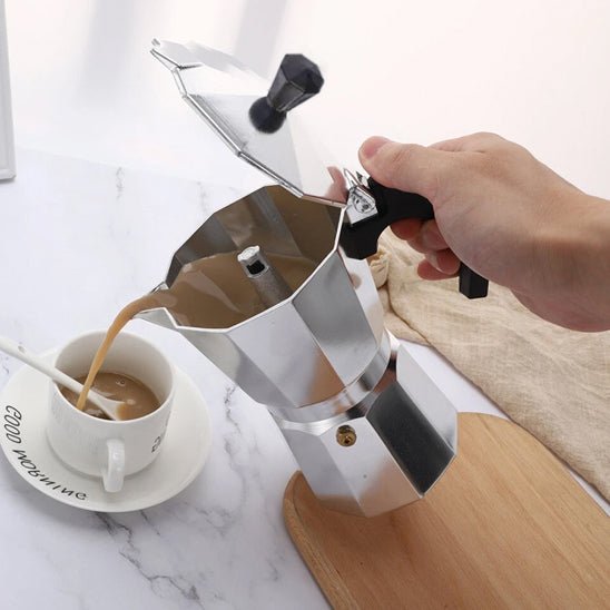 Cafetière Moka Rétro Octogonale