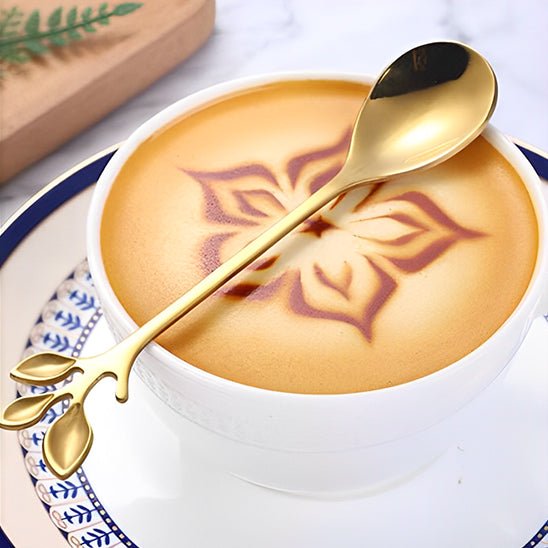 Lot de 6 cuillères en inox doré - Boutique Cuisine AZ