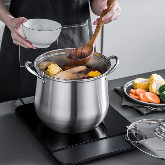 Grande Marmite Inox 14 L - L’Essence du Confort en Cuisine