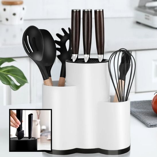 Organisateur Bloc Couteaux et Ustensiles