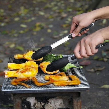 Pince de Cuisine BBQ Multifonction en Acier et Silicone - Boutique Cuisine AZ
